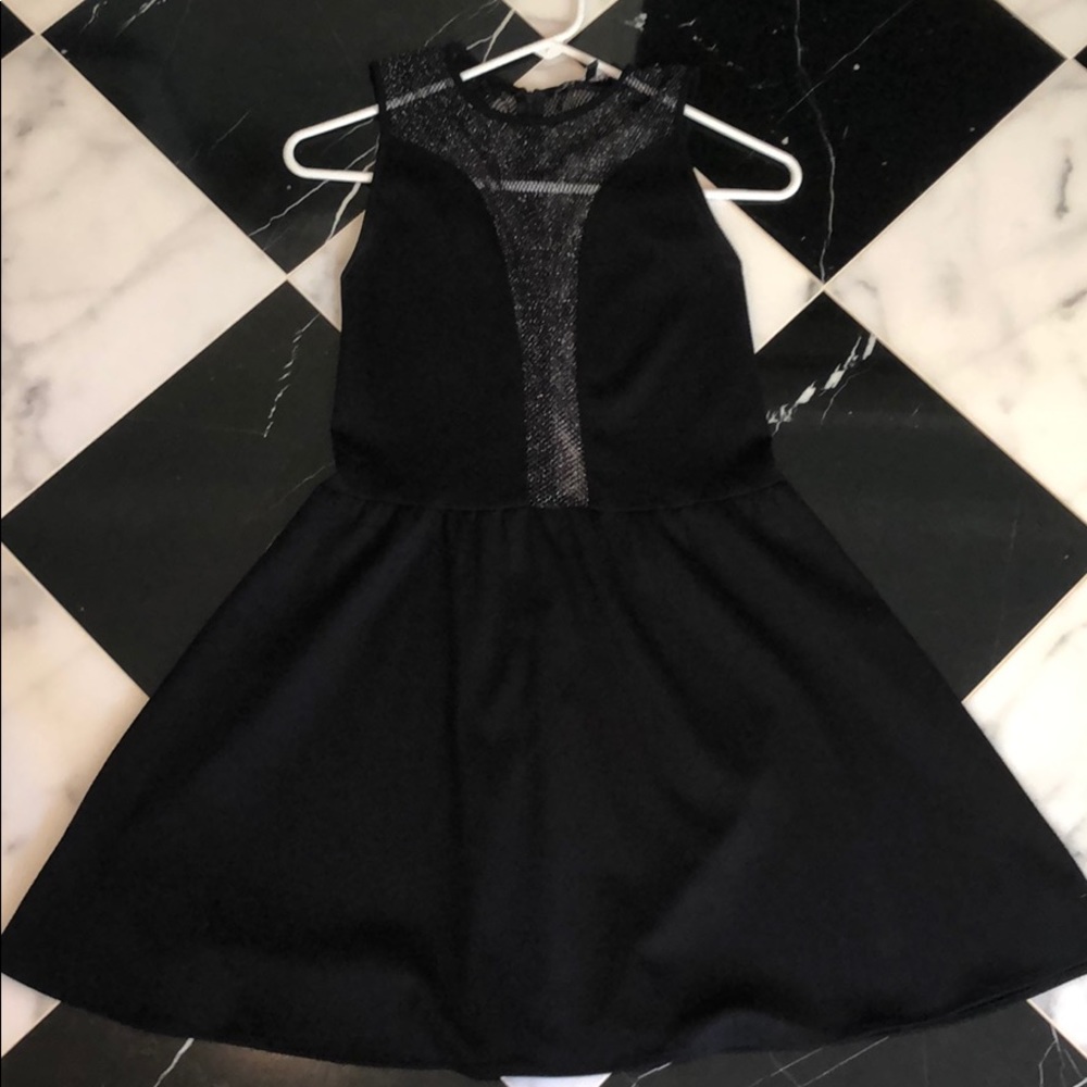For Love and Lemons black mesh dress